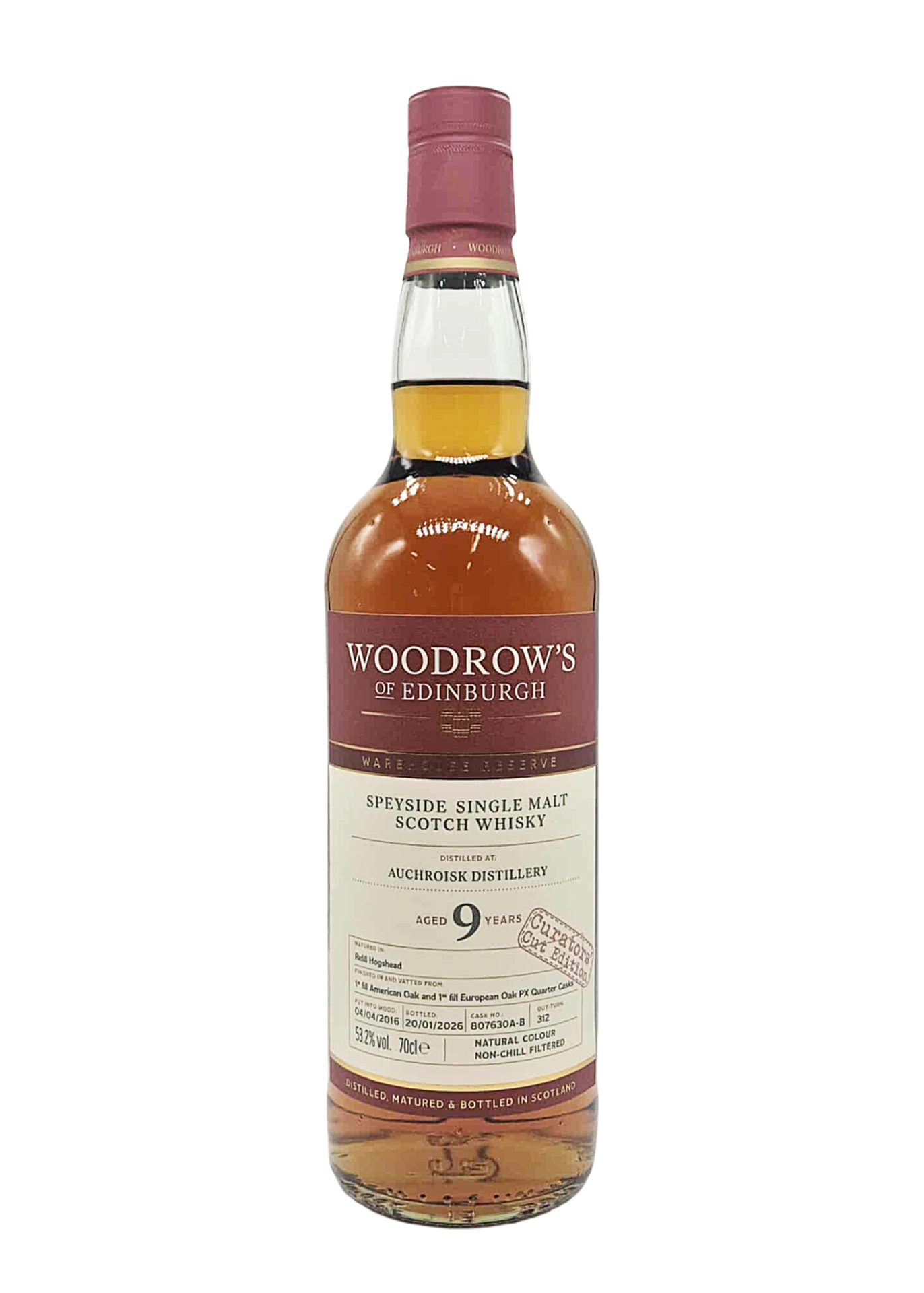 Woodrow's Auchroisk 9 Year Old