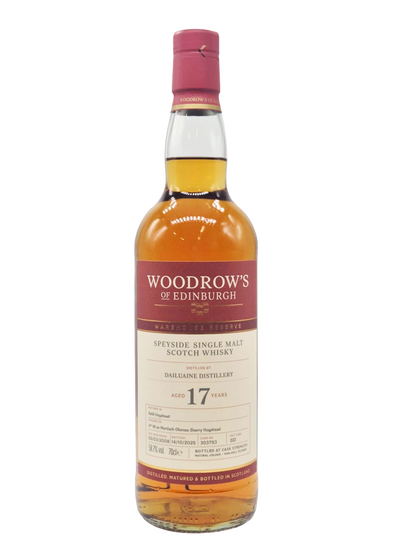 Woodrow's Dailuaine 17 Year Old