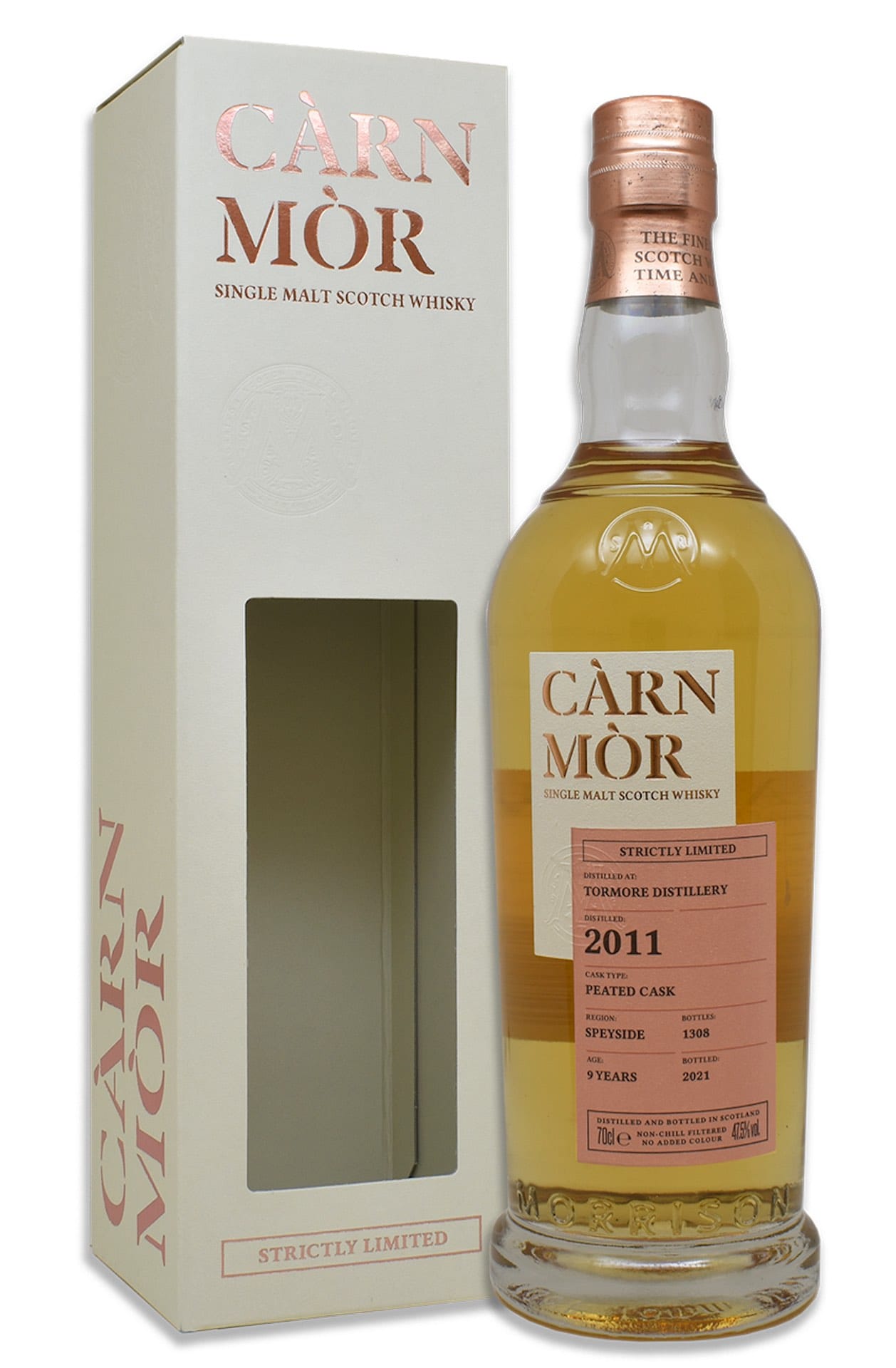 Càrn Mòr Tormore 2011 Peated Cask single malt scotch whisky