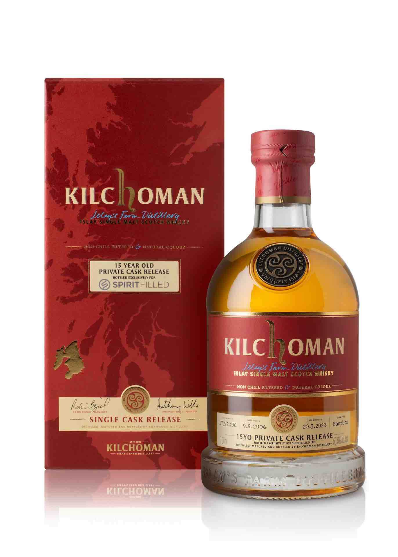 Kilchoman 15 Year Old Spiritfilled Private Cask Release