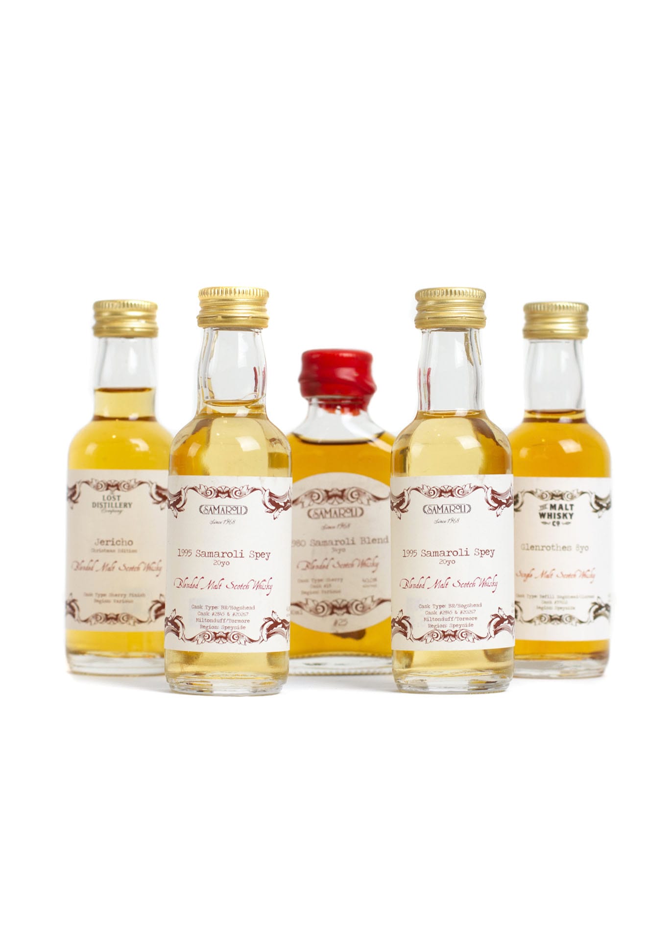 Secret Spirits Scotch Whisky Dram Tasting Sample Set Five
