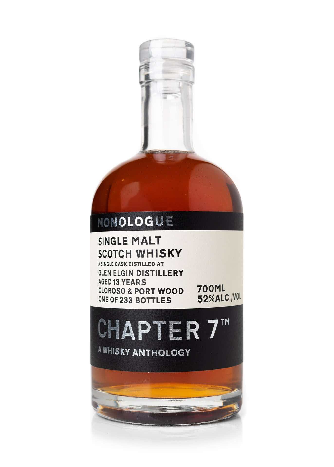 Chapter 7 Whisky: Monologue Glen Elgin 13 Year Old Octave Casks