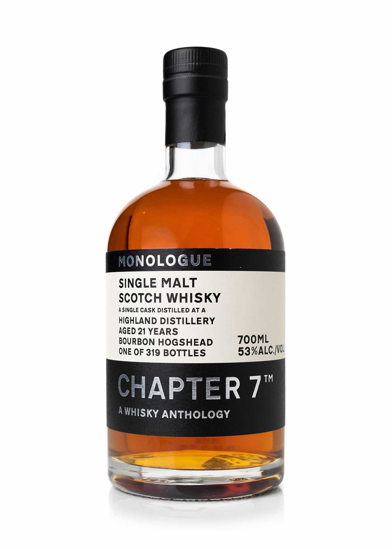 Chapter 7 Whisky: Monologue Secret Highland 20 Year Old Single Malt Scotch