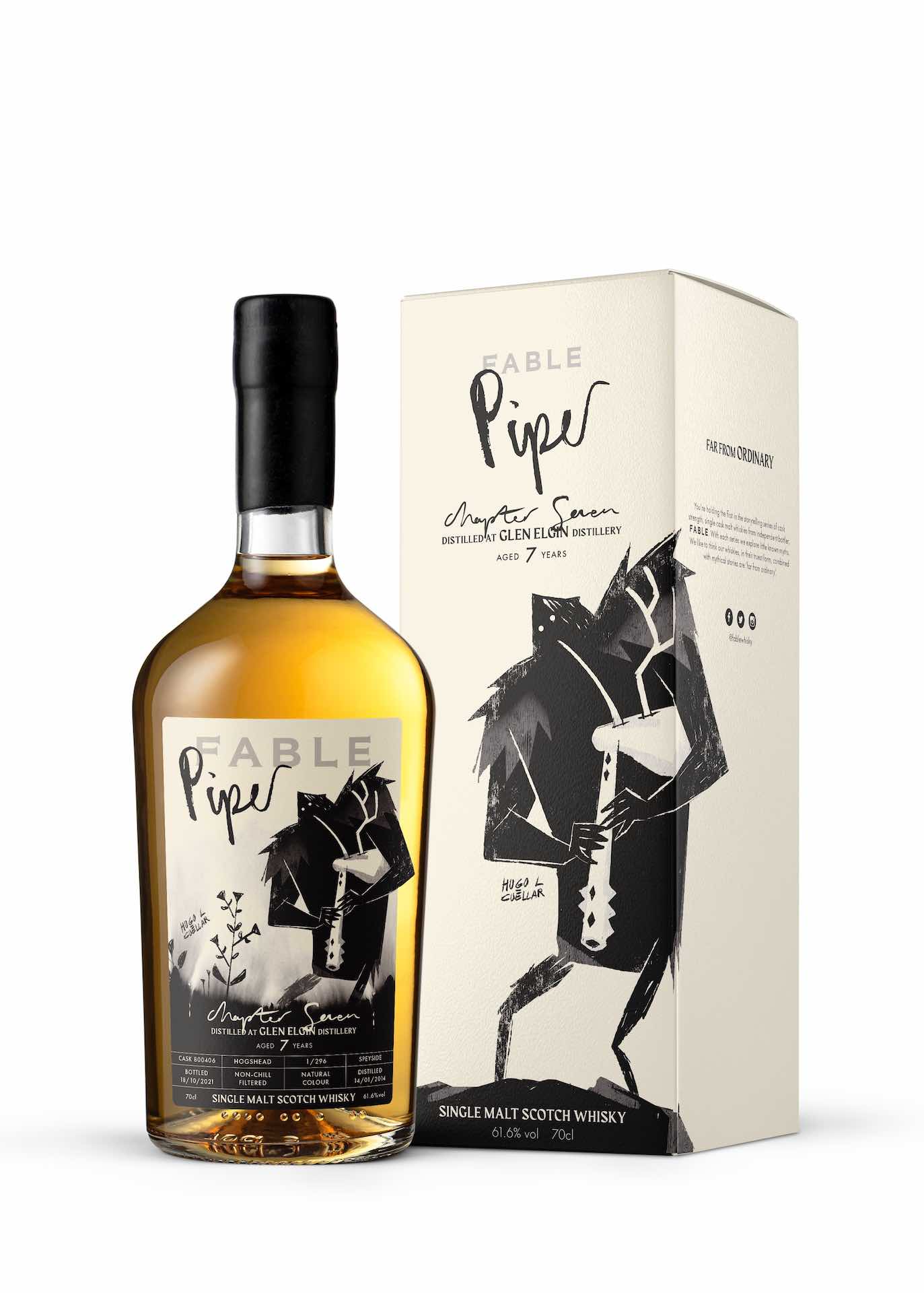 Fable Whisky Glen Elgin 7 Year Old Chapter Seven Piper