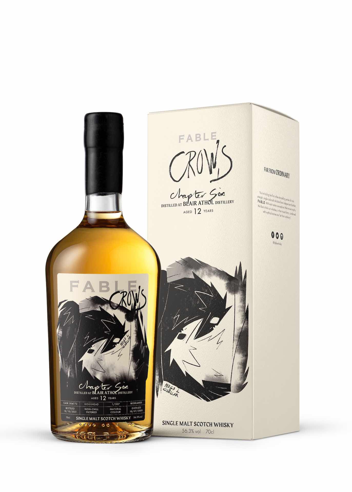 Fable Whisky Blair Athol 12 Year Old Chapter Six Crows