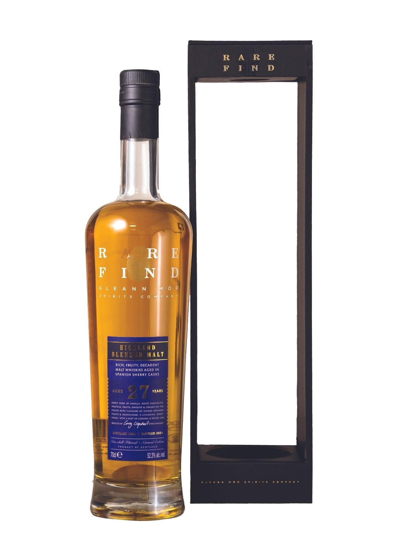 Gleann Mor Rare Find Highland Blended Malt 27 Year Old Whisky