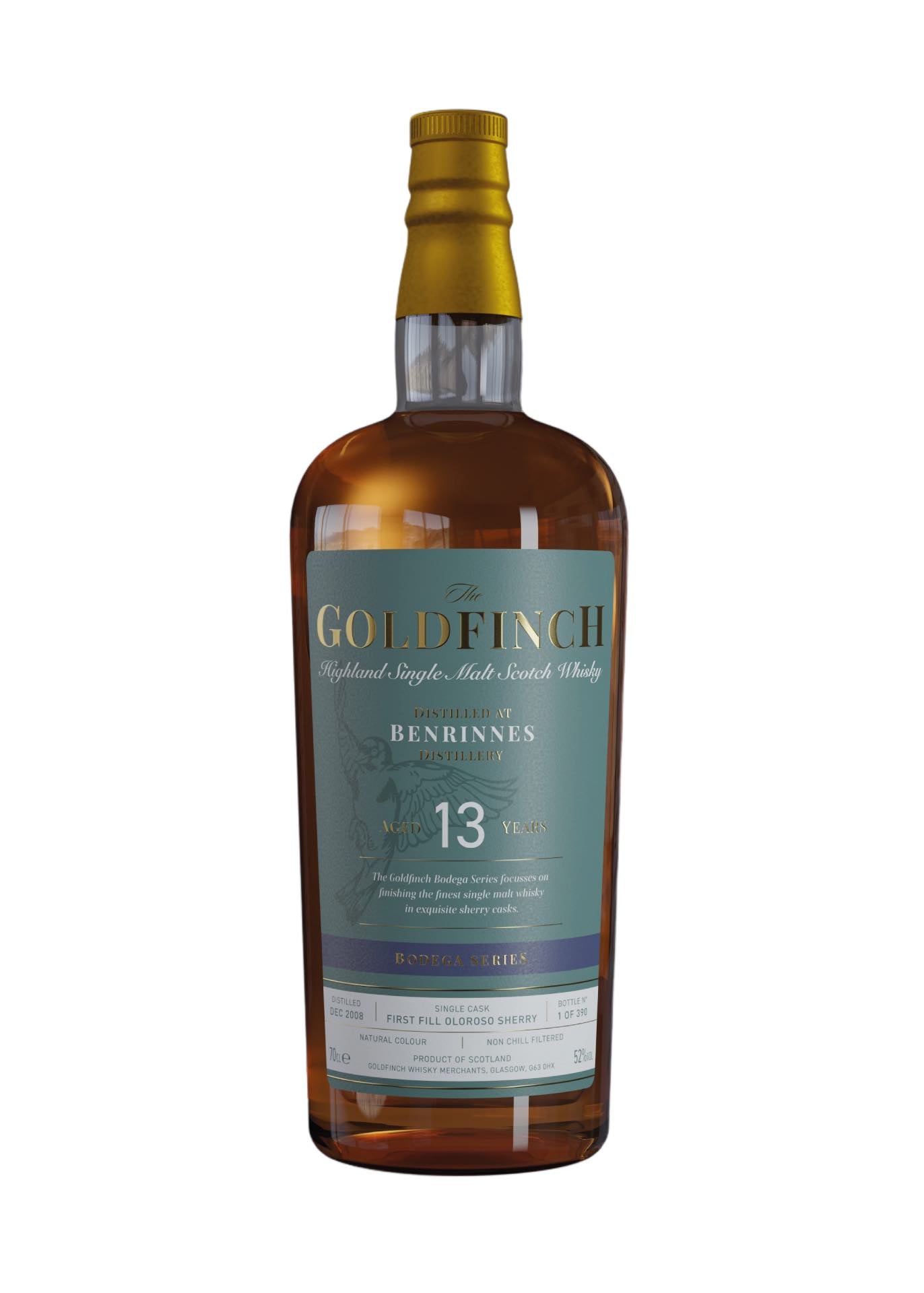 Goldfinch Benrinnes 13 Year Old Single Cask Whisky