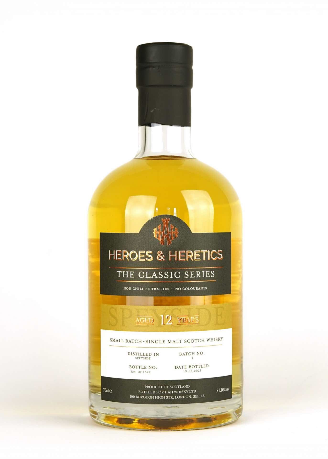 Heroes and Heretics, Classic Series, Speyside 12 Year Old