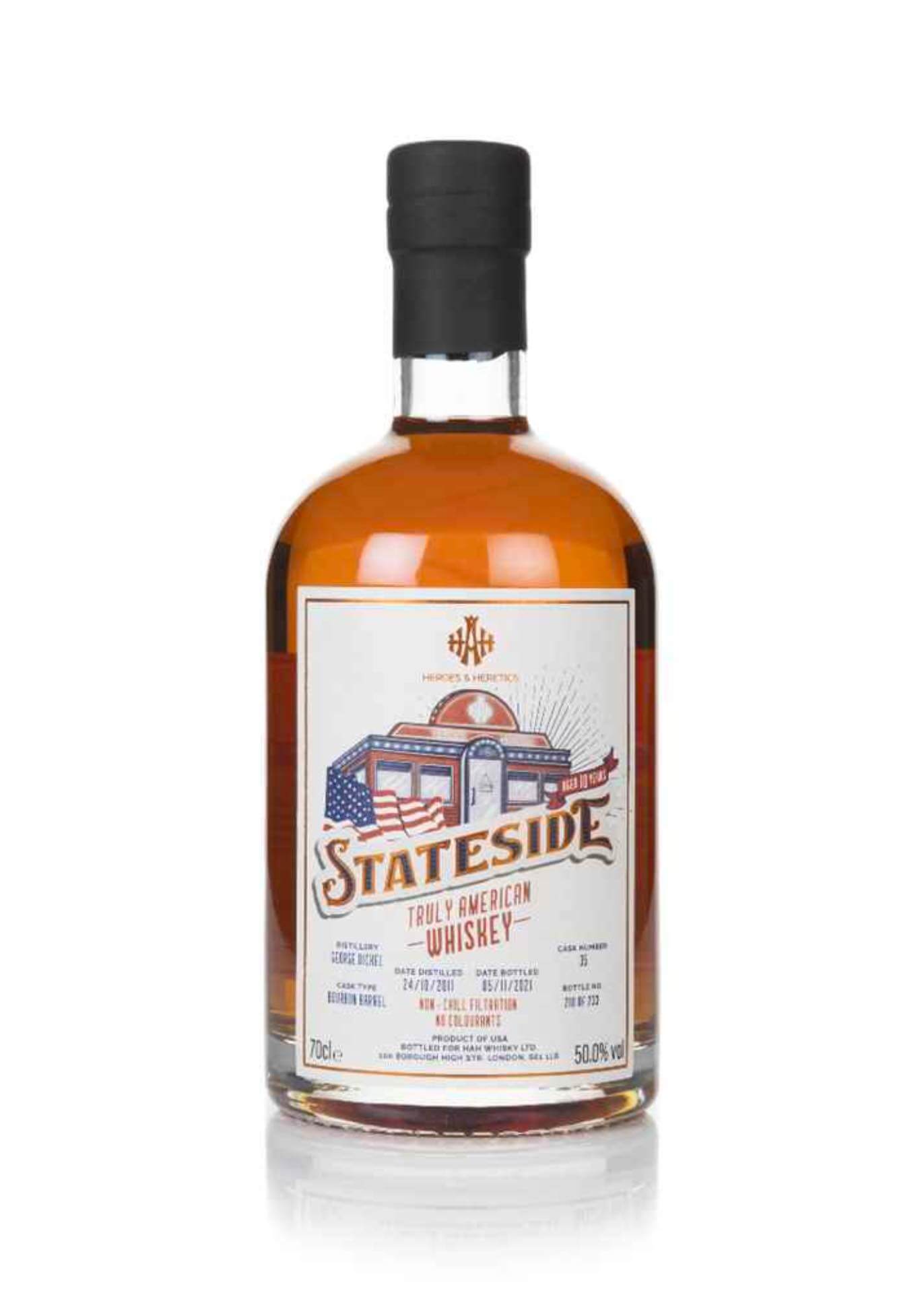 Heroes and Heretics, Stateside Bourbon, George Dickel 10 Year Old