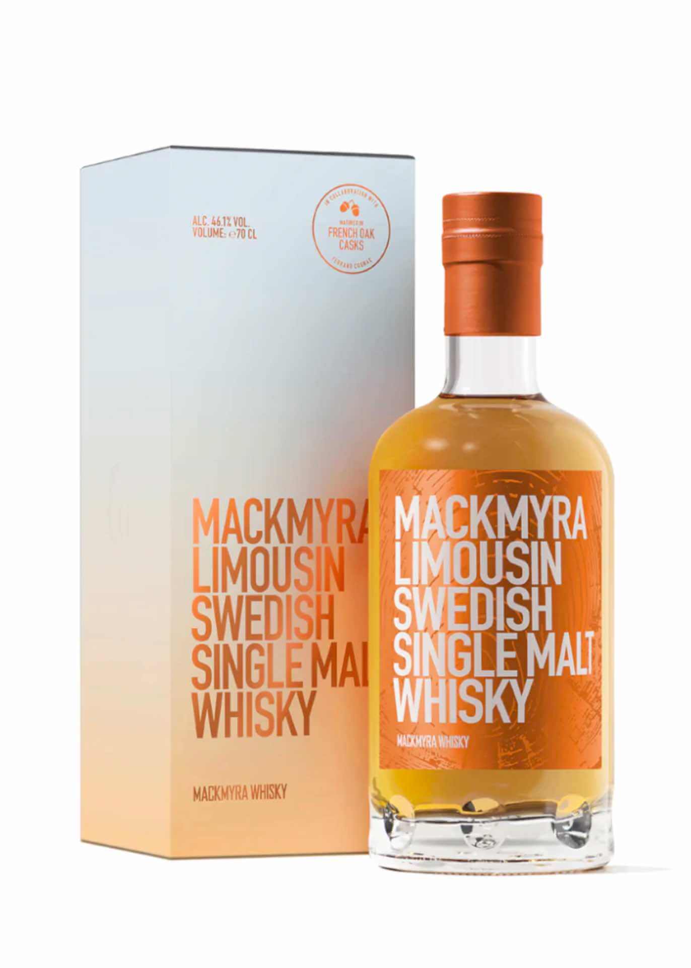 Mackmyra Distillery Limousin Swedish Whisky