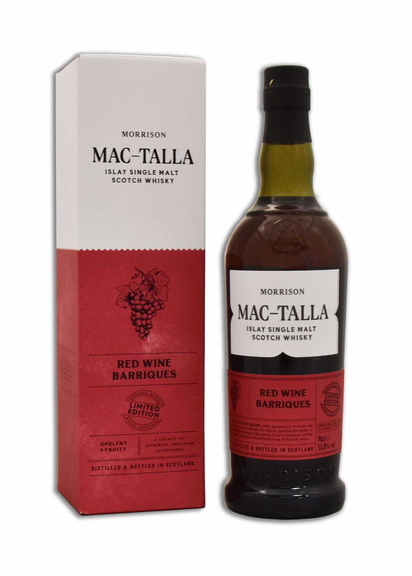 MacTalla Red Wine Barriques Islay Single Malt Whisky