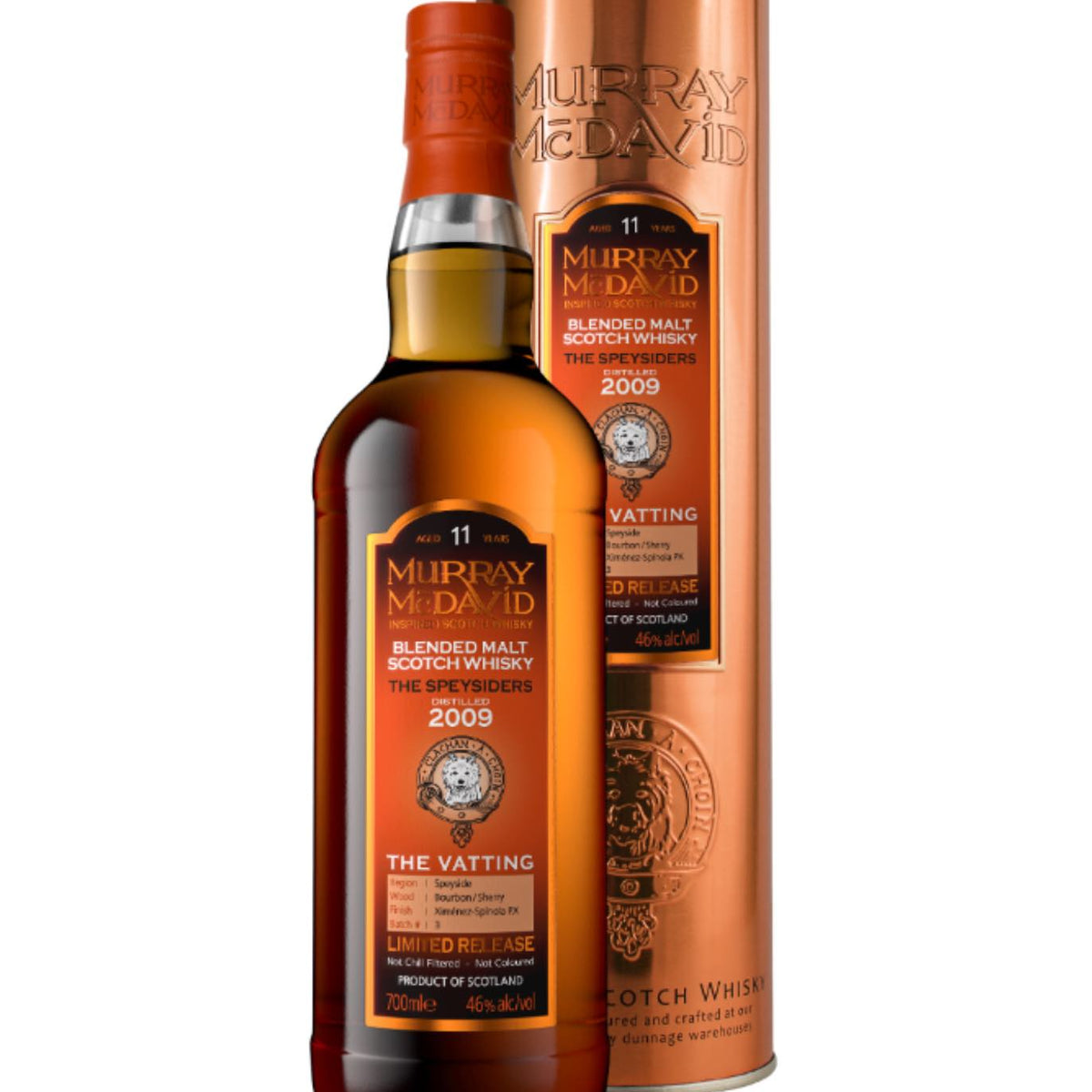 Murray McDavid The Speysiders 11 Year Old Ximenez Spinola PX