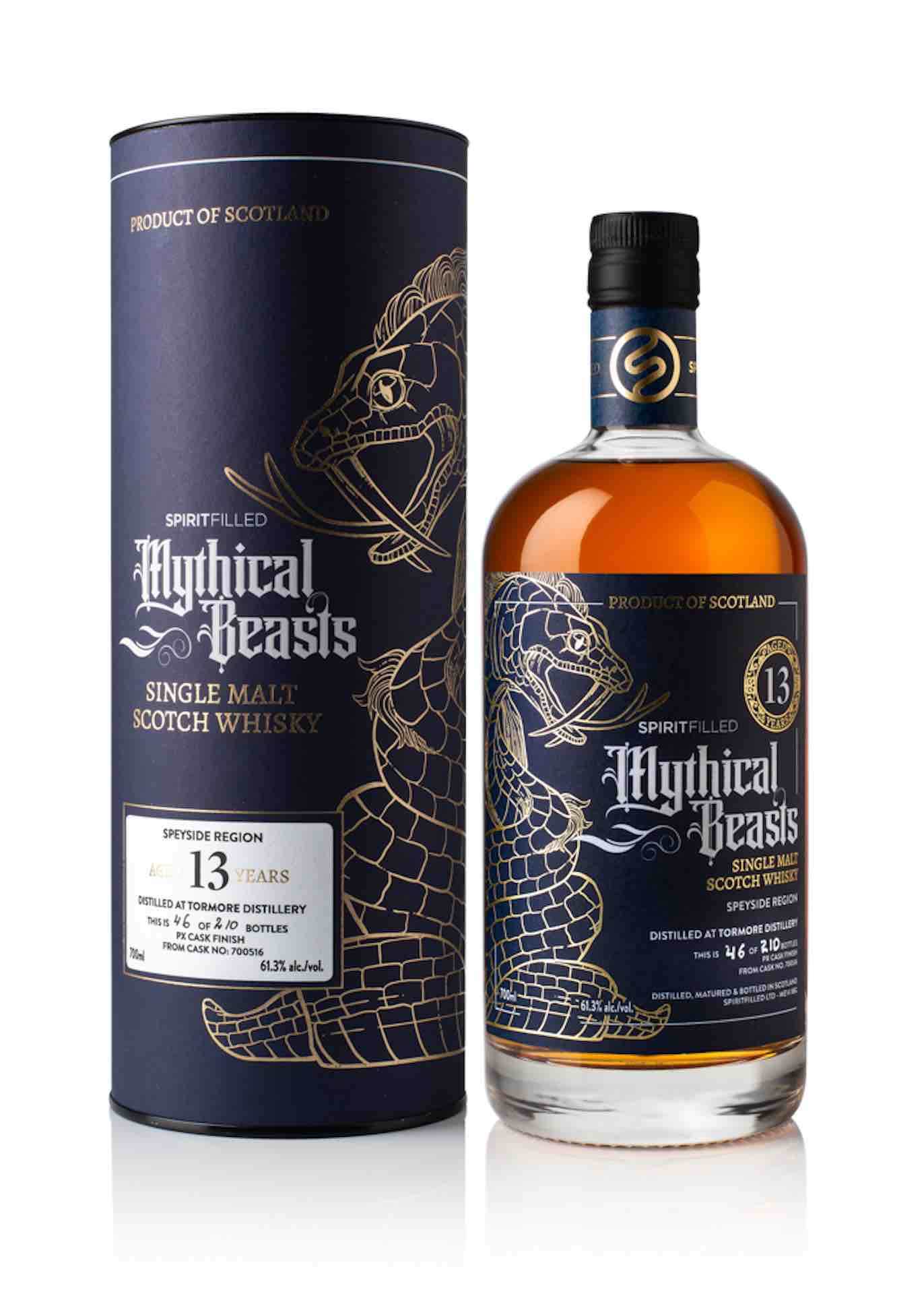 Spiritfilled Mythical Beasts Tormore 13 Year Old Whisky