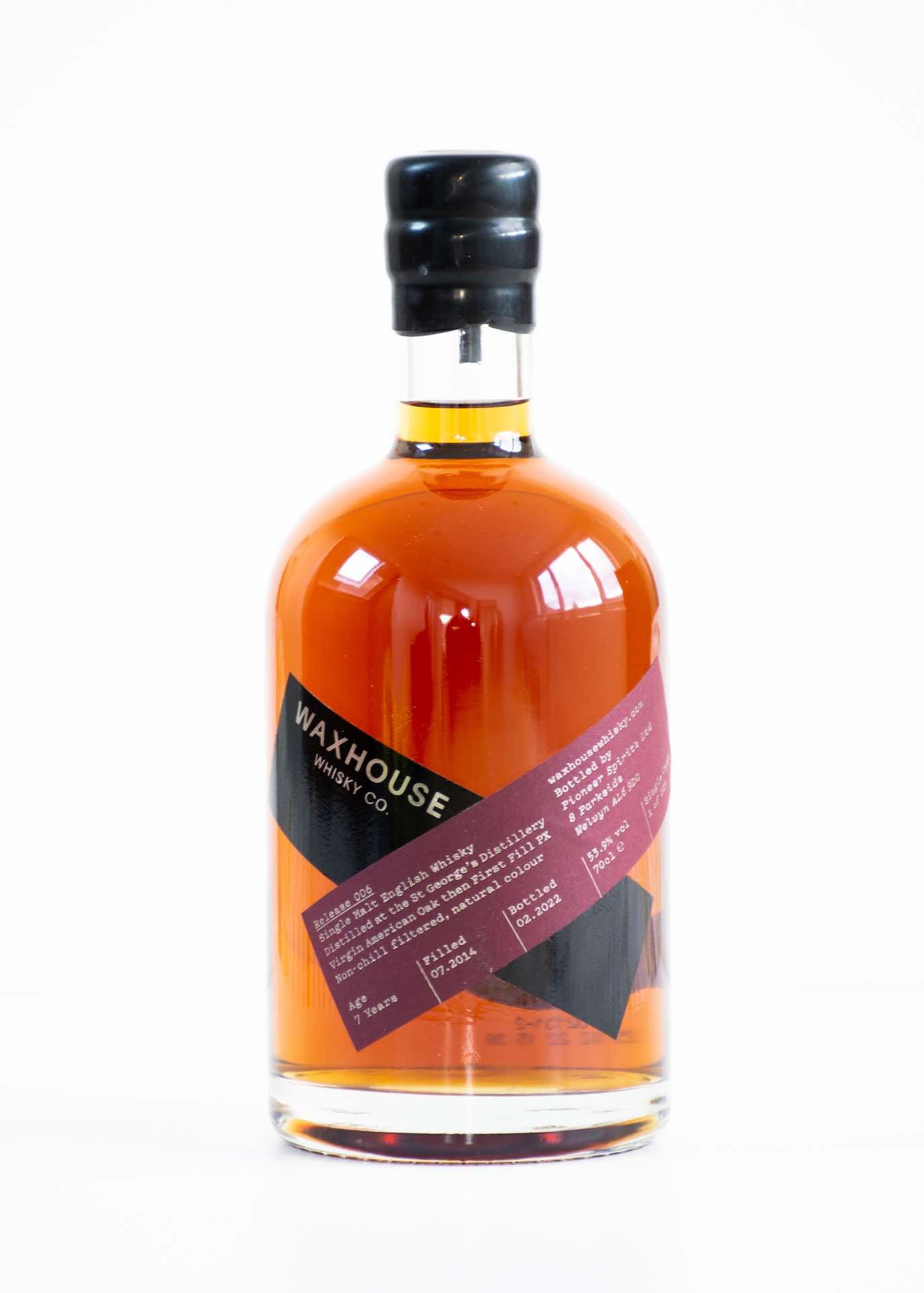 Waxhouse St George's Distillery 7 Jahre altes PX-Fass